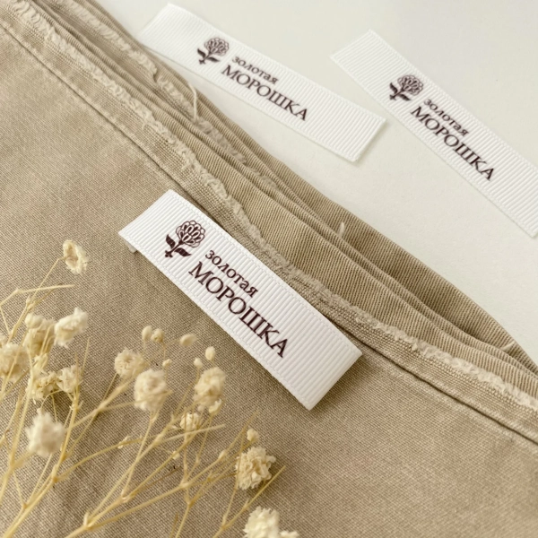 Репсовая бирка с индивидуальным дизайном